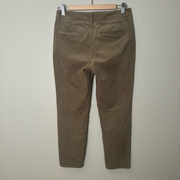 VINCE Corduroy Pants Chinos Ragweed Cords Cropped Tan Classic Size 4 - Picture 12 of 16